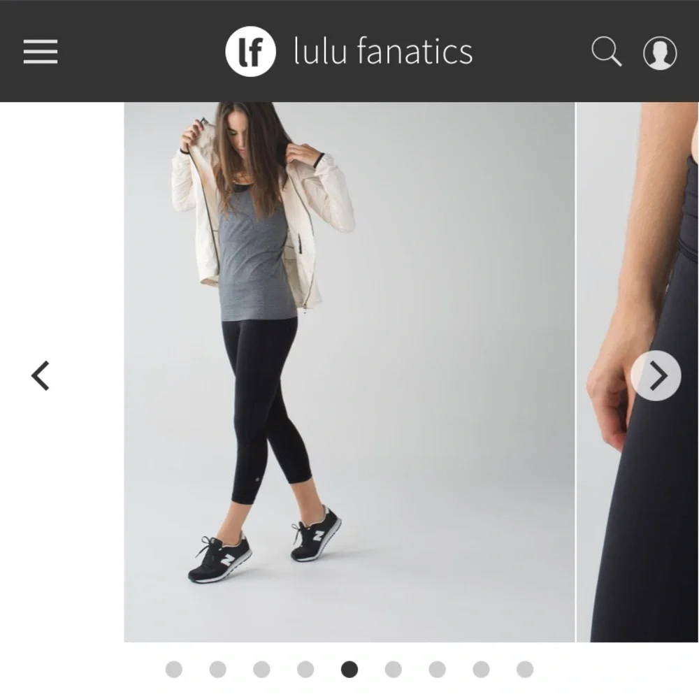 Lululemon Pace Rival Crop - Picture 2 of 5